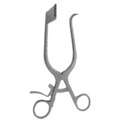 HB3343-20 HB3343-20  ~ Williams Mikro-Retraktor, Haken rechts, 50x10mm, 17cm ~