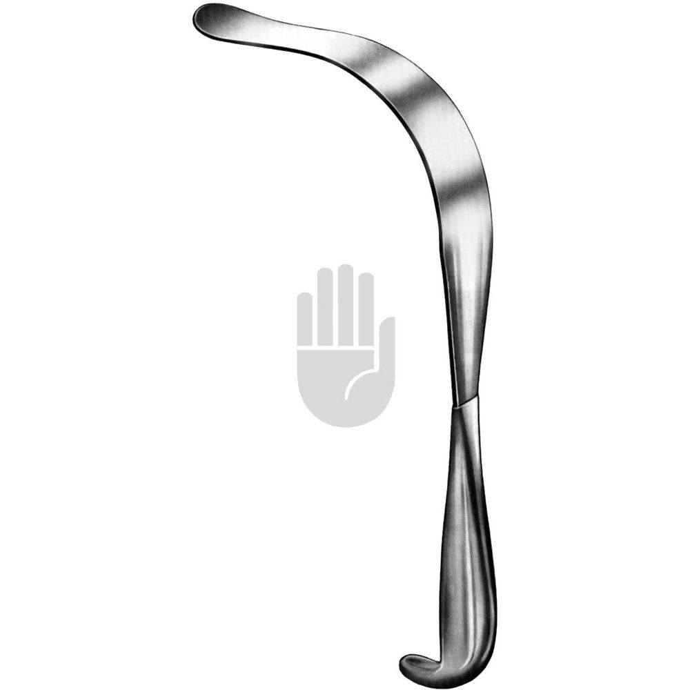 HB3371 HB3371  ~ Kuemmel Bauchspatel, biegsam, 46mm, 33cm ~