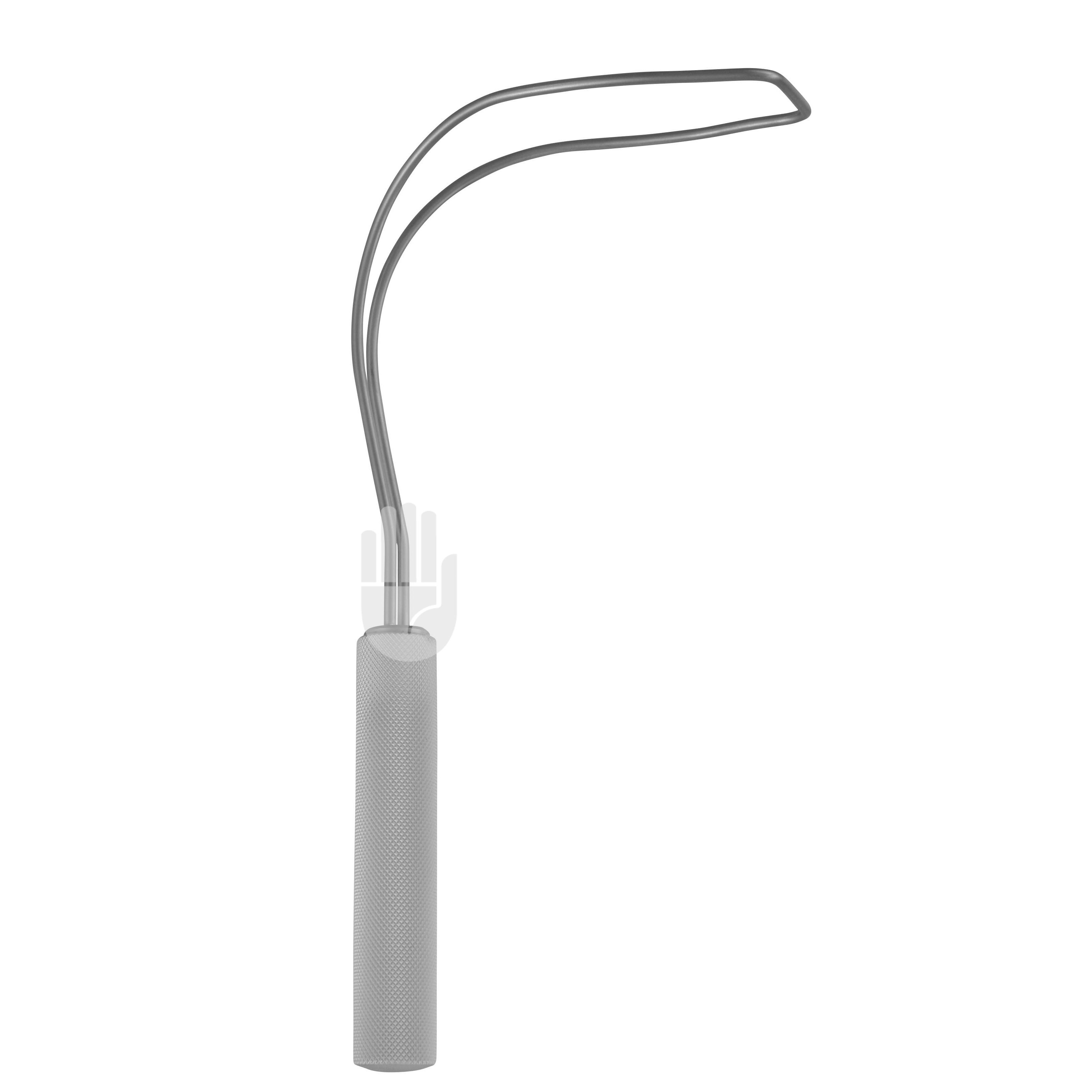 HB3380-01 HB3380-01  ~ Biggs Facelift-Retraktor, mit Anschluss für Glasfaseroptik, 23,0cm ~