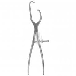 HB3716-02 HB3716-02  ~ Pelvic Repositionszange, mit 2 Spitzen, asymmetrisch, 40cm ~