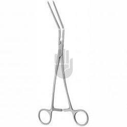 HB3979-05 HB3979-05  ~ DeBakey Peripheralklemme, gebogen, 65mm, 24,5cm, DeBakey Zahnung ~