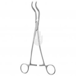 HB3992-00 HB3992-00  ~ DeBakey "Sidewinder" Klemme, doppelt gebogen, 22,9cm ~