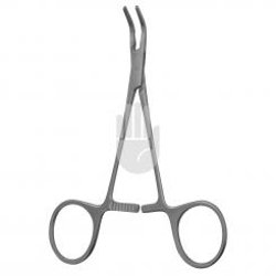 HB4002-06 HB4002-06  ~ Selman Blutgefäß Klemme, abgewinkeltes Maul, 14cm ~