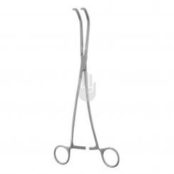 HB4015-09 HB4015-09  ~ Cooley Venenklemme, gebogen, Maul 4,1x1cm, 25,4cm ~