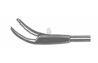 HB7449-09 HB7449-09  ~ Mikrozange, aufgebogen, gerieft, 18,5cm ~