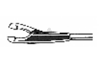 HB7449-16 HB7449-16  ~ Löffelzange, links gebogen, 18,5cm ~