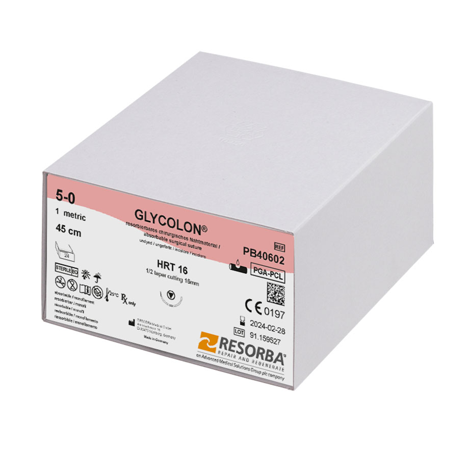 PB40602 PB40602  ~ GLYCOLON® violett, 5 0 USP, HRT16, Länge 45cm ~