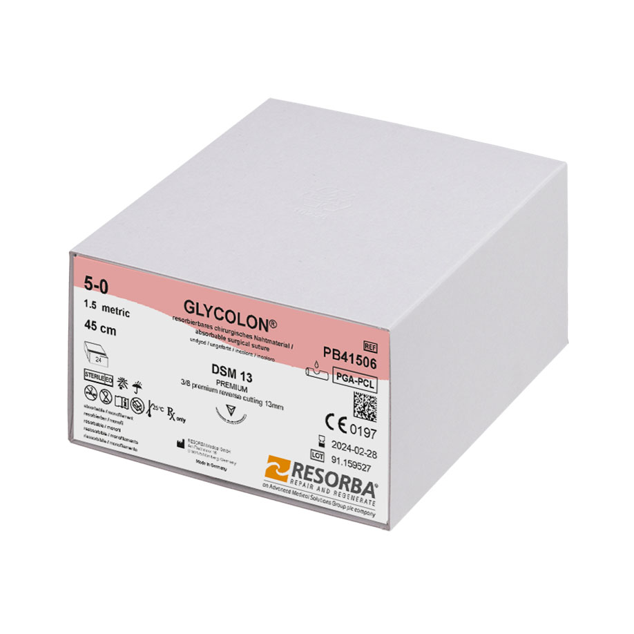 PB41506 PB41506  ~ GLYCOLON® ungefärbt, 4 0 USP, DSM13, Länge 45cm ~