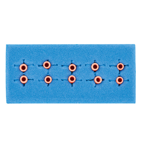 VB21120 VB21120  ~ 5 PAIRS OF PINK SUTURE CLAMP TAGS STERILE [5 BX] ~