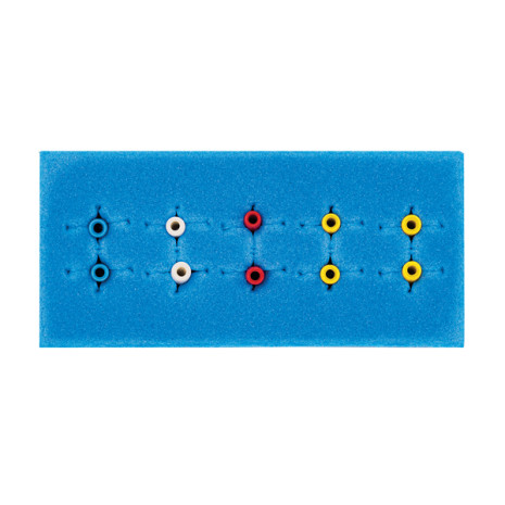 VB22000 VB22000  ~ 5 PAIRS OF ASST SUTURE CLAMP TAGS STERILE [5 BX] ~