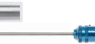 15-62411  ~ CU42AFR-G ~ 5 Stück Hochleistungs-Shaverblades_Aggressive Full Radius Resector   = 4,2 mm; L=130 mm  - gebogen ~