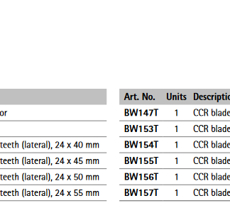 BW122  ~ CCR BASIS RETRAKTOR Z.QUERRETRAKTION SL ~