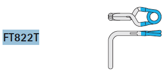 FT822T  ~ YASARGIL Aneurysm Clip SystemTitanium Standard ClipPERMANENT10,0 mm ~