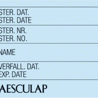 JG746  ~ INDIKATORPLOMBE M.KLEBESCHICHT BLAU ~