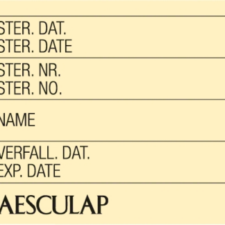 JG748  ~ INDIKATORPLOMBE M.KLEBESCHICHT GELB ~