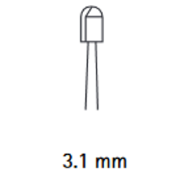 GE435R ~ HI-LINE XS OLIVENFRÄSER I D3,1MM ~
