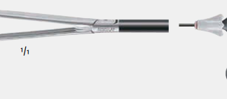 PO152R  ~ ENDO GEF.KLEMME CRAWFORD D 5 370MM ~