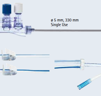 PG036SU  ~ EINMAL SAUG SPÜLINSTR.5 330MM M.DORN ~