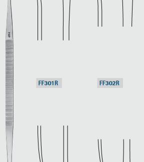 FF302R  ~ DISSEKTOR TOENNIS 5 BZW.6MM BR.240MM ~