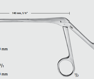 FF777R  ~ RONGEUR CUSHING ABGEW.3X10MM 140MM ~
