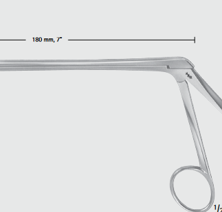 FF814R  ~ RONGEUR SPURLING 4X10MM 180MM ~