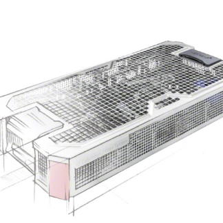 JA395R  ~ DECKEL F.EINLEGESIEBKORB 1 2 ORTHO TRAY ~