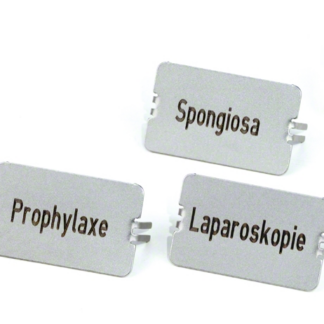 JG636R  ~ KENNZ.SCHILD F.DENTAL TRAYS ~