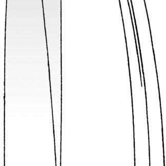 11-257-14-07  ~ PRÄPARIERSCHERE, SP ST, GEB., 14,5 CM ~