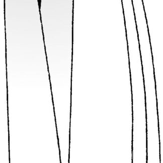 11-265-15-07  ~ PRÄPARIERSCHERE, ST ST, GEB., 15,5 CM ~