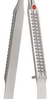 11-371-01-07  ~ Mikroschere, geb., spitz spitz, 12 cm ~