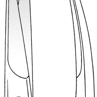 11-375-19-07  ~ GEFÄSSSCHERE, FEIN, SP SP, GEB., 20 CM ~