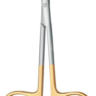 11-935-12-07  ~ TC-Schere, Präp., Knapp, geb., 12,5 cm ~