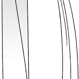 11-951-10-07  ~ TC-Schere, Präp., Lexer, geb., 10 cm ~