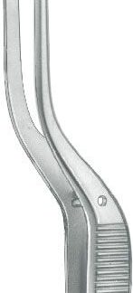 12-183-17-07  ~ PINZETTE, ANATOM., BAJONETTF., 18,5 CM ~