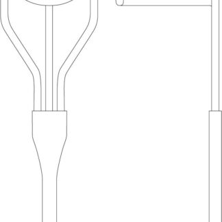 15-564-04-07  ~ Klap.-Hak., Borowski, 24x27 mm, 27 cm ~