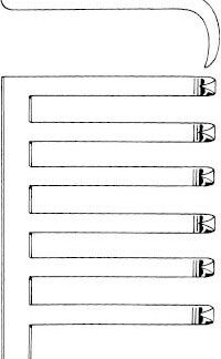 15-734-26-07  ~ Wundspreizer, scharf, 5x6 Z., 25,5 cm ~