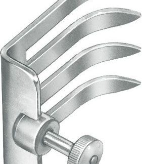 15-906-46-07  ~ HAKENVALVE, SCOVILLE, 4-ZINK., 44X38 MM ~