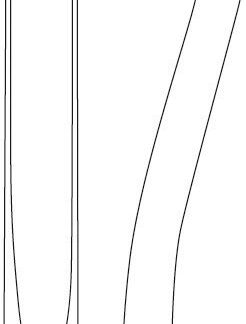 23-160-03-04  ~ Hohlmeiss., Cobb, st.geb, Si., 6mm, 28cm ~