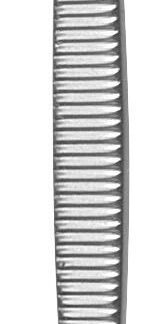 23-351-14-07  ~ Scharfer Doppellöffel, Jacobson, 14 cm ~