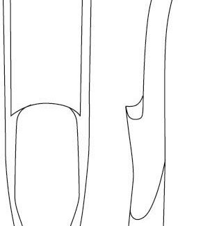 23-417-11-07  ~ Raspatorium, Farab.-Collin, geb., 11 mm ~