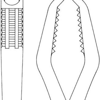 23-752-33-07  ~ KNOCHENHALTEZANGE, LANE, M. SP., 33 CM ~