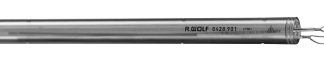 33030  ~ STERILISATIONSSCHUTZHÜLSE Aufnahme  Resektions-, Vaporisationselektroden, Urethrotommesser, maximal 5 Stück, zur Sterilisation (Dampf- und Niedertemperatur), Lagerung und Transport, AD 22mm, GL 328mm ~