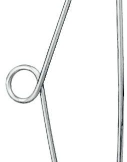 55-808-14-01  ~ STERILISIERKLAMMER, O. KNOPF, 14 CM ~