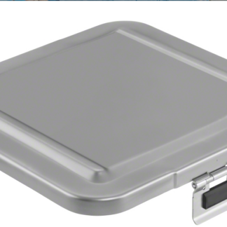 JK068R  ~ DECKEL 1 2 EDELSTAHL OHNE SCHLITZ ~