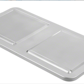 JK268R  ~ DECKEL 1 1 EDELSTAHL OHNE SCHIEBER ~