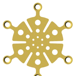 NBC304L06A  ~ BOHRLOCH- CALVARIUMPLATTE 6-LOCH 30,9MM ~