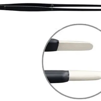 607-080  ~ Bipolare Pinzette, NON-Stick-Gold, gerade, 270 mm, 8 mm x 2 mm ~