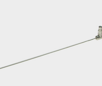 8703524  ~ URETERORENOSKOP 12  8 9,8CH NL 430MM semi-rigide, mit seitlich versetztem Okulareinblick, Arbeitskanal 1x5 (2x3)Ch, atraumatisch geformte Spitze, GL 599mm, Faserbildleiter ~