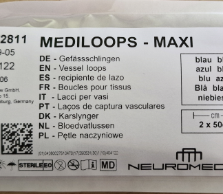 01.2811  ~ Gefäßschlingen Mediloop, blau, maxi, ~