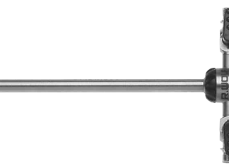 891211263  ~ SCHAFT FÜR ARTHROSKOP AD 6,3MM NL 131mm, distales Schaftende abgeschrägt, kompatibel mit Optiken   4mm, mit zwei Hähnen, rotierbar, Klick-Verschluss, wiederverwendbar ~